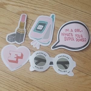 Frankie's Bikinis sticker decals